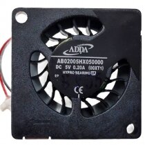ADDA AB02005HX050000 DC 5V 0.20A 2 Wires HYPRO Bearing Blower Fan