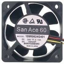 Sanyo 109R0624G401 24V 0.13A 2 / 3 Wires Axial Fan
