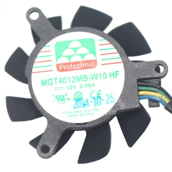 Protechnic MGT4012MB-W10 HF 12V 0.09A 4 Wires Axial Fan