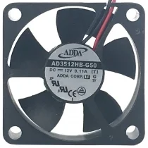 ADDA AD3512HB-G50 12V 0.11A 2 Wires Axial Cooling Fan