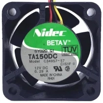 Nidec C34957-57 12V 0.29A 3 Wires Axial Cooling Fan
