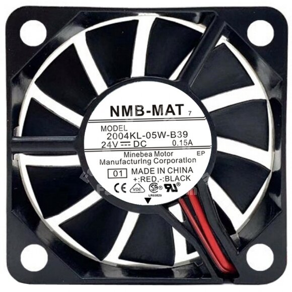 NMB-MAT 2004KL-05W-B39 24V 0.15A 2 / 3 Wires Cooling Fan