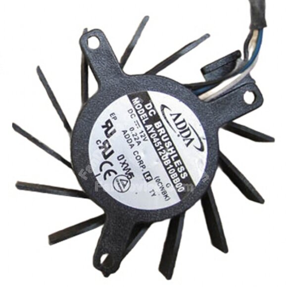 ADDA AY04512UB10BB00 12V 0.22A DC Brushless Cooling Fan