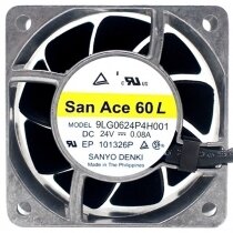 Sanyo 9LG0624P4H001 24V 0.08A 4 Wires Axial Cooling Fan