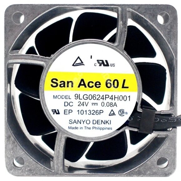 Sanyo 9LG0624P4H001 24V 0.08A 4 Wires Axial Cooling Fan
