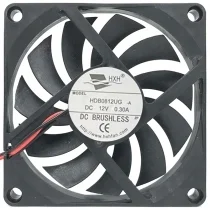 HXH HDB0812UG 12V 0.30A 2 / 3 / 4 Wires Axial Cooling Fan