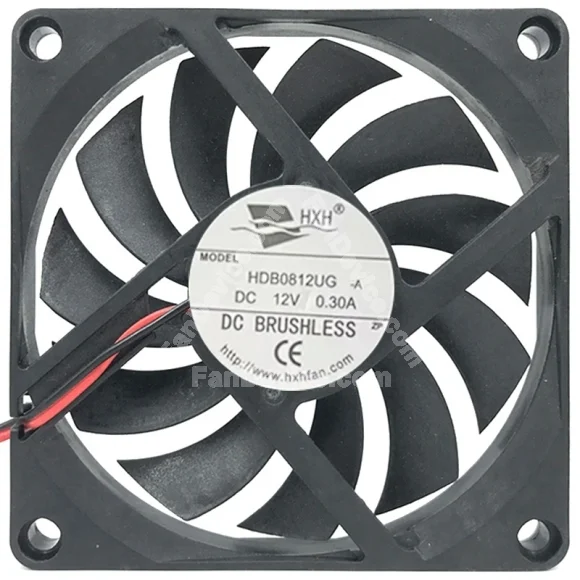 HXH HDB0812UG 12V 0.30A 2 / 3 / 4 Wires Axial Cooling Fan