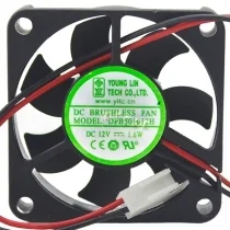 YOUNG LIN DFB501012H 12V 1.6W 2 / 3 Wires Cooling Fan
