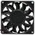 ADDA AS12024UB25A100 24V 0.84A 2 Wires Axial Cooling Fan