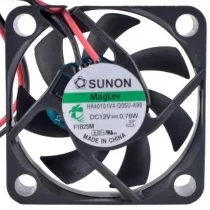 Sunon HA40101V4-Q05U-A99 DC 12V 0.78W 2 Wires Axial Cooling Fan