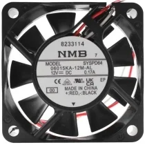 NMB 06015KA-12M-AL DC 12V 0.17A 3 Wires Axial Cooling Fan