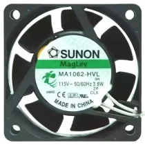 Sunon MA1062-HVL AC 115V 3.6W 2 Wires Axial Cooling Fan