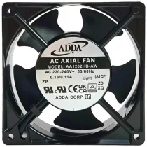 ADDA AA1282HB-AW AC 220-240V 0.13/0.11A 2 Wires Axial Cooling Fan