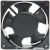 ADDA AA1282HB-AW AC 220-240V 0.13/0.11A 2 Wires Axial Cooling Fan