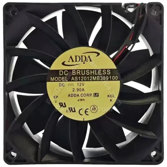 ADDA AS12012MB389100 12V 2.90A DC Brushless 2 Wires Axial Cooling Fan