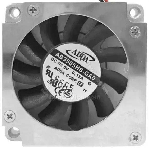ADDA AB3505HB-GA0 DC 5V 0.15A 2 Wires Blower Cooling Fan