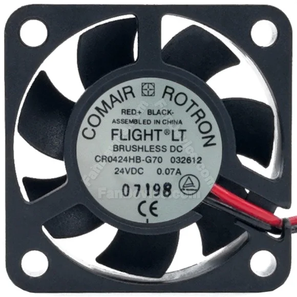 COMAIR ROTRON CR0424HB-G70 DC 24V 0.07A 2 Wires Axial Cooling Fan