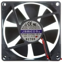 JAMICON JF0825B1HY DC 12V 0.19A 2 / 3 Wires Cooling Fan