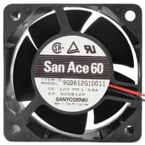 Sanyo 9G0612G1D011 DC 12V 1.54A 2 / 3 Wires Axial Cooling Fan