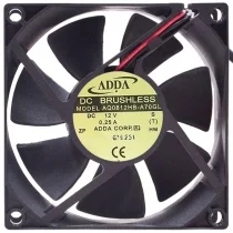 ADDA AQ0812HB-A70GL 12V 0.25A DC Brushless 2 Wires Axial Cooling Fan