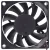 JAMICON KF0715B1HR-R DC 12V 0.33A 2 Wires Ball Bearing Cooling Fan