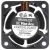 Sanyo 109P0412G303 12V 0.31A DC Brushless 3 Wires Axial Cooling Fan