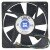 JMC 1225-12HS AB601-62009 DC 12V 0.55A 4 Wires Axial Cooling Fan