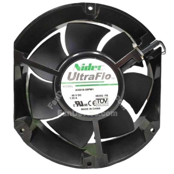 Nidec UltraFlo A35516-59PW1 DC 48V 1.55A Axial Cooling Fan