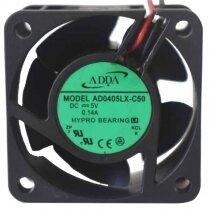ADDA AD0405LX-C50 DC 5V 0.14A 2 Wires HYPRO Bearing Axial Cooling Fan