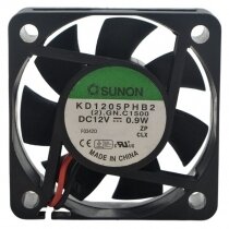 Sunon KD1205PHB2 DC 12V 0.9W 2 Wires 5015 Axial Cooling Fan