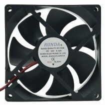 RUNDA RSH9225L24N41A DC 24V 0.32A 2 Wires Axial Cooling Fan