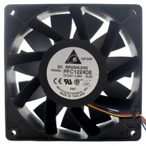 Delta PFC1224DE DC 24V 2.40A 4 Wires Brushless PWM Axial Cooling Fan