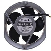 Sanyo Denki 9SG5724A563 DC 24V 2.6A 2 Wires / 3 Wires Axial Cooling Fan