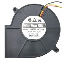 Sanyo Denki 109BM12GD2-3 DC 12V 0.68A 3 Wires Blower Cooling Fan
