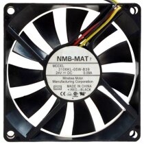 NMB-MAT 3106KL-05W-B39 DC 24V 0.09A 2 Wires / 3 Wires Axial Cooling Fan