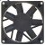 ADDA AD0812MB-D73 DC 12V 0.15A 3 Wires Brushless Axial Cooling Fan