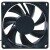 DWPH EFS-08E24D DC 24V 0.25A 2 Wires Brushless Axial Cooling Fan