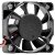 DOCENG FD124010-SS1 DC 12V 0.07A 2 Wires Brushless Axial Cooling Fan