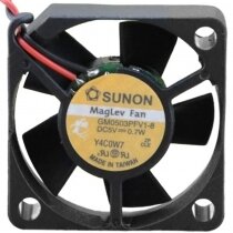 Sunon Maglev GM0503PFV1-8 DC 5V 0.7W 2 Wires Axial Cooling Fan