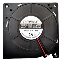 SANONDA KFFB12032H24B DC 24V 1.50A 2 Wires Brushless Blower Cooling Fan