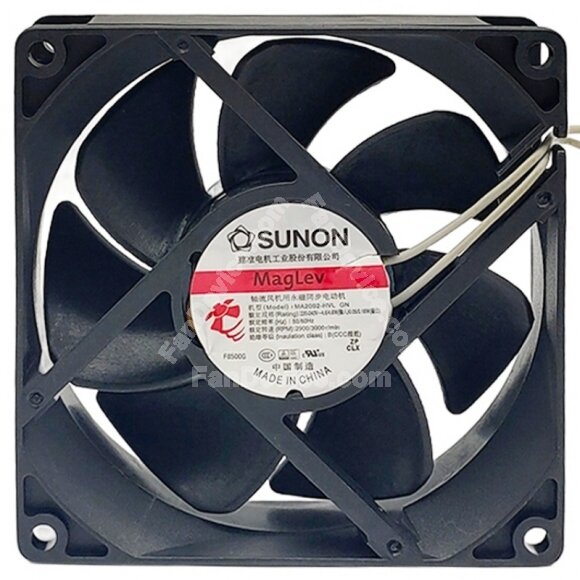 Sunon Maglev MA2092-HVL EC 220-240V 2 Wires Axial Cooling Fan