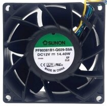 Sunon PF80381B1-Q029-S9A DC 12V 14.40W 4 Wires Axial Cooling Fan