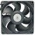 Nidec UltraFlo T80T12MUB7-52 DC 12V 0.19A 3 Wires Axial Cooling Fan