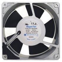 Royal Fan UTL125C AC 200V 15/14W Impedance Protected Axial Cooling Fan