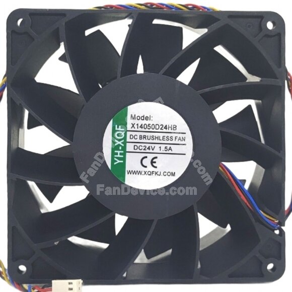 YH-XQF X14050D24HB DC 24V 1.5A DC Brushless Axial Cooling Fan