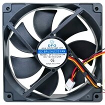 DFG DFG12025B12M 12V 0.25A 2 / 3 Wires DC Brushless Axial Cooling Fan