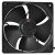 Nidec UltraFlo V12E12BS2B5-07A02 DC 12V 3A 250CFM Axial Cooling Fan