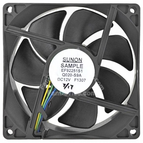 Sunon EF92251S1-Q020-S9A DC 12V 4 Wires PWM Axial Cooling Fan
