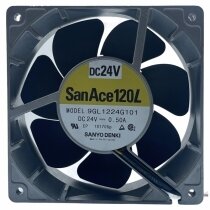 Sanyo Denki 9GL1224G101 DC 24V 0.50A 3 Wires 12038 Axial Cooling Fan