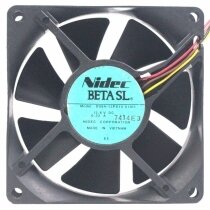 Nidec D08A-12PS14 01A11 DC 12.6V 0.23A 4 Wires 8025 PWM Axial Fan